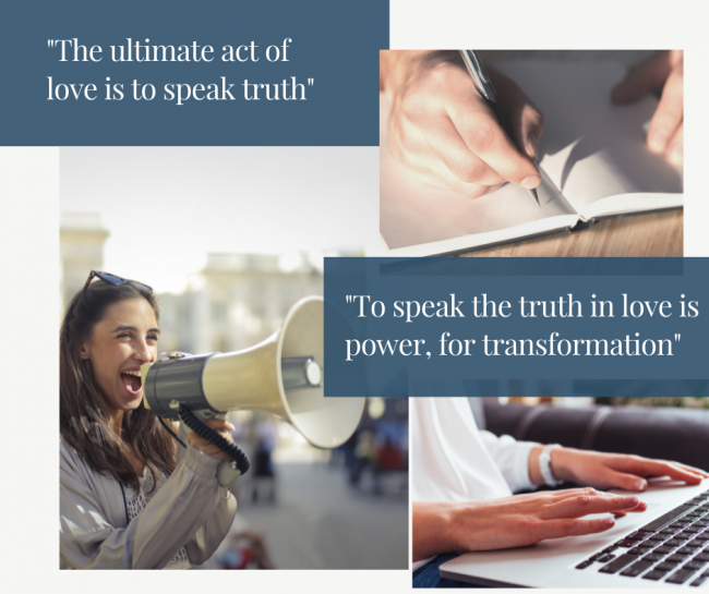 The ultimate act of love is to speak truth