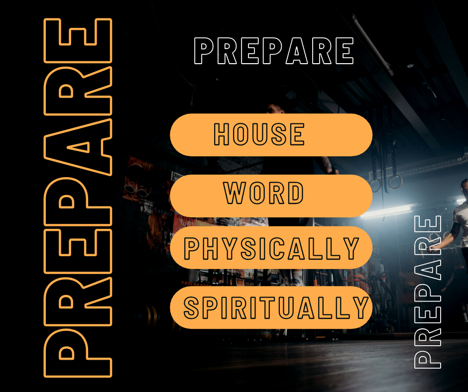 The word from the Lord - Prepare